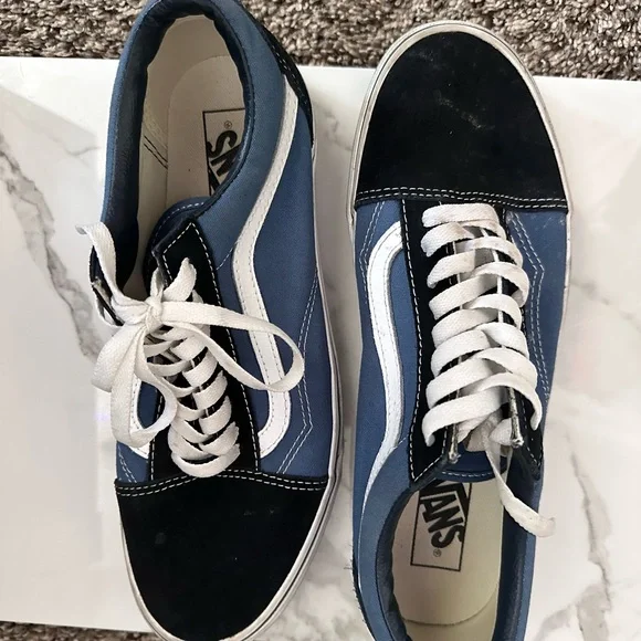 Blue vans size hot sale 10